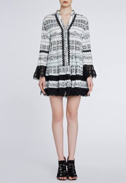 BLUMARINE: Белое платье 