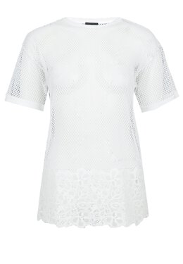 ERMANNO ERMANNO SCERVINO: Белая футболка 