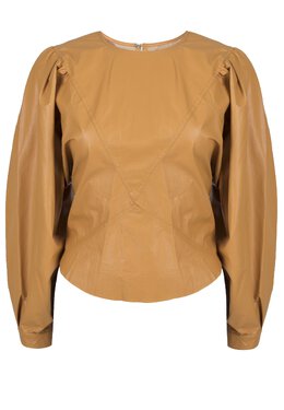 ISABEL MARANT: Коричневая блуза 