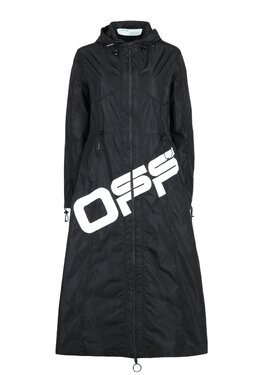 OFF-WHITE: Чёрный плащ 