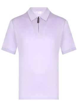 BRIONI: Фиолетовое поло 