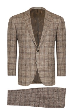 CORNELIANI: Коричневый костюм 