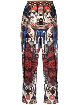 Balmain: Брюки с принтом 