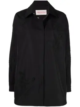 Valentino: Чёрная рубашка 