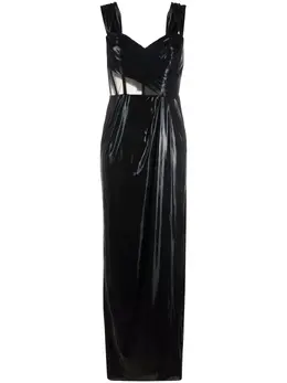 Marchesa Notte: Прозрачное платье 