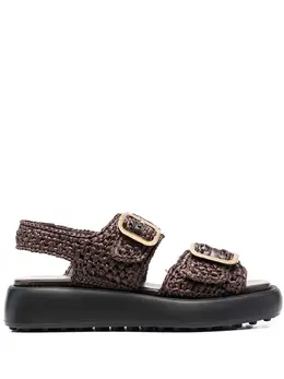 Tod's: Коричневые сандалии 