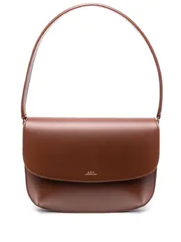 A.P.C.: Коричневая сумка  Sarah