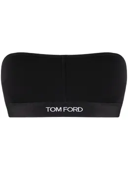 TOM FORD: Чёрный бюстгальтер  Logo
