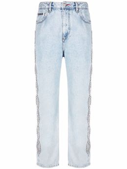 Philipp Plein: Джинсы  Crystal со стразами