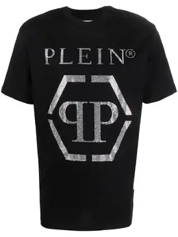 Philipp Plein: Чёрная футболка  Hexagon