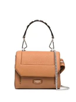 Lancel: Коричневая сумка-шоппер 