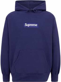 Supreme: Синяя толстовка  Box Logo