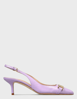 ELISABETTA FRANCHI: Фиолетовые босоножки 