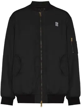 Raf Simons: Куртка с принтом 