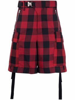 sacai: Шорты в клетку 