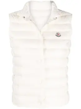 Moncler: Белый жилет  Liane