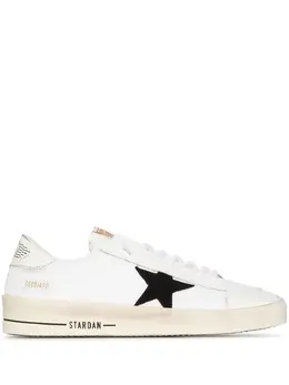 Golden Goose: Белые кроссовки  Stardan