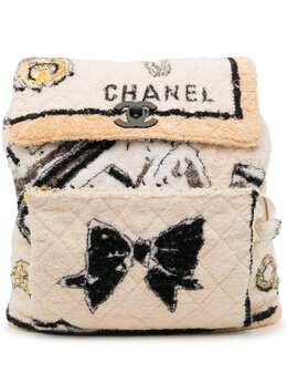 Chanel Pre-Owned: Бежевый рюкзак 