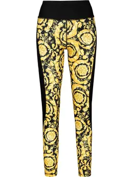 Versace: Легинсы  Barocco с принтом