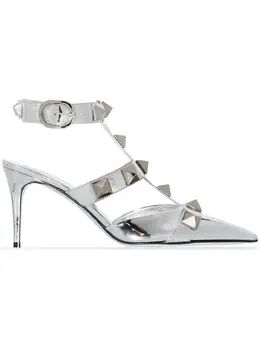 Valentino Garavani: Серебристые туфли 