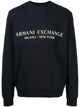Armani Exchange: Свитшот с принтом 