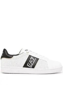 Ea7 Emporio Armani: Белые кроссовки 