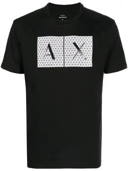 Armani Exchange: Футболка с принтом 