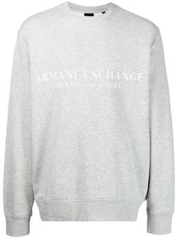 Armani Exchange: Свитшот с принтом 