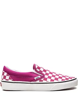 Vans: Розовые мокасины  Classic Slip On