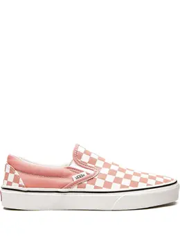 Vans: Белые мокасины  Classic Slip On