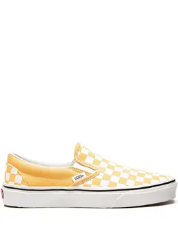 Vans: Белые мокасины  Classic Slip On