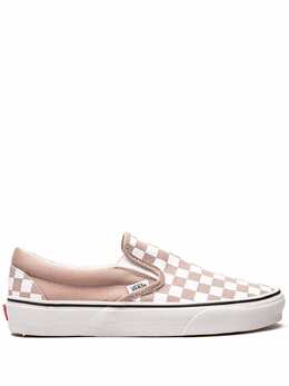 Vans: Бежевые мокасины  Classic Slip On