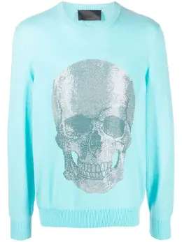 Philipp Plein: Свитер  Skull с принтом