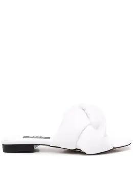 MSGM: Белые сандалии 