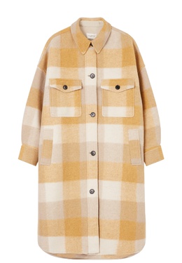 ISABEL MARANT ?TOILE: Жёлтое пальто 