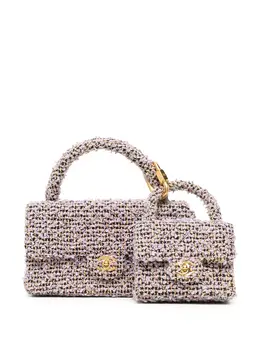 Chanel Pre-Owned: Фиолетовая сумка 