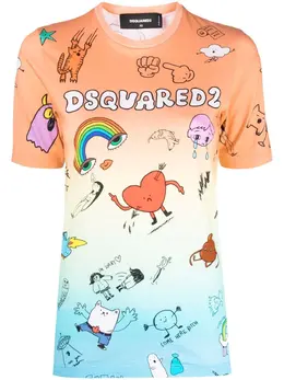 Dsquared2: Футболка с принтом 