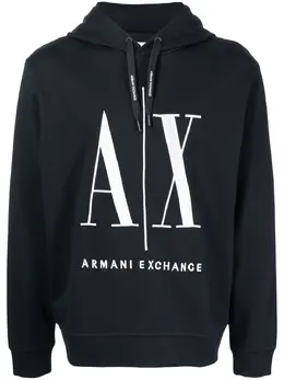 Armani Exchange: Толстовка с принтом 