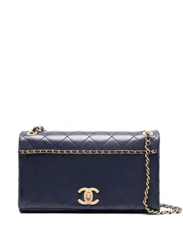 Chanel Pre-Owned: Синяя сумка 