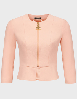 ELISABETTA FRANCHI: Трикотажный жакет 