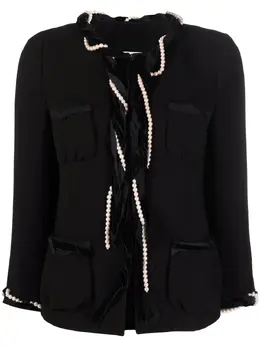 Moschino Pre-Owned: Однобортная куртка 