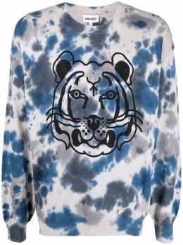Kenzo: Свитшот  Tiger Head с принтом
