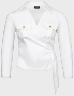 ELISABETTA FRANCHI: Білі блузки 