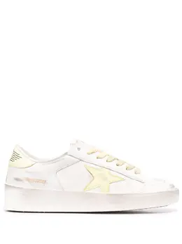 Golden Goose: Белые кроссовки  Stardan