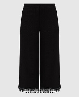 Max Mara: Брюки бахромой 