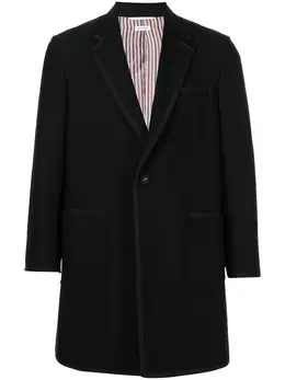 Thom Browne: Однобортное пальто 