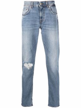 7 For All Mankind: Рваные джинсы 