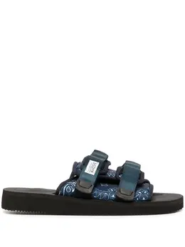 Suicoke: Синие сандалии  Moto Cab