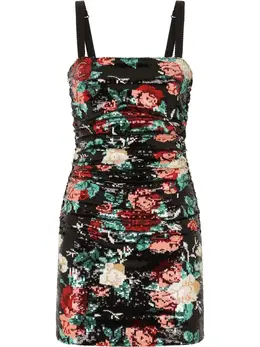 Dolce & Gabbana: Платье с растительным принтом 