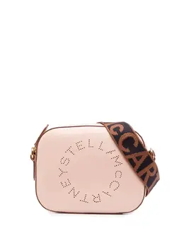 Stella McCartney: Розовая сумка через плечо  Stella Logo
